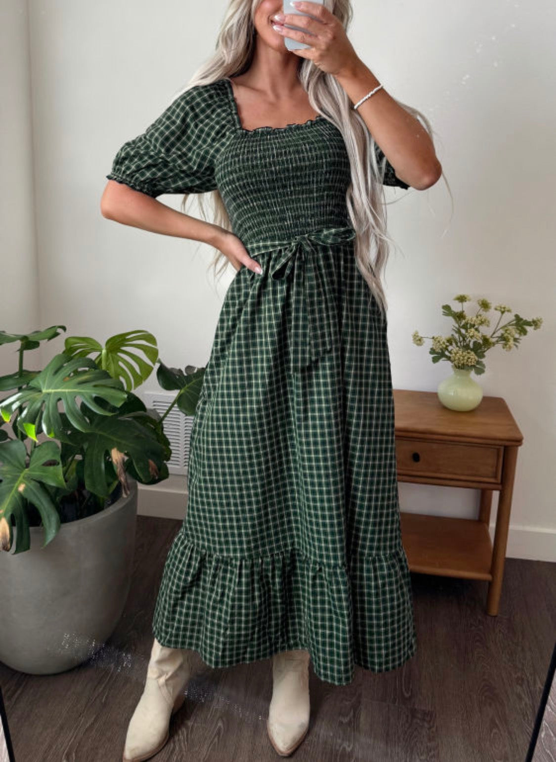 Ruffle Hem Dress