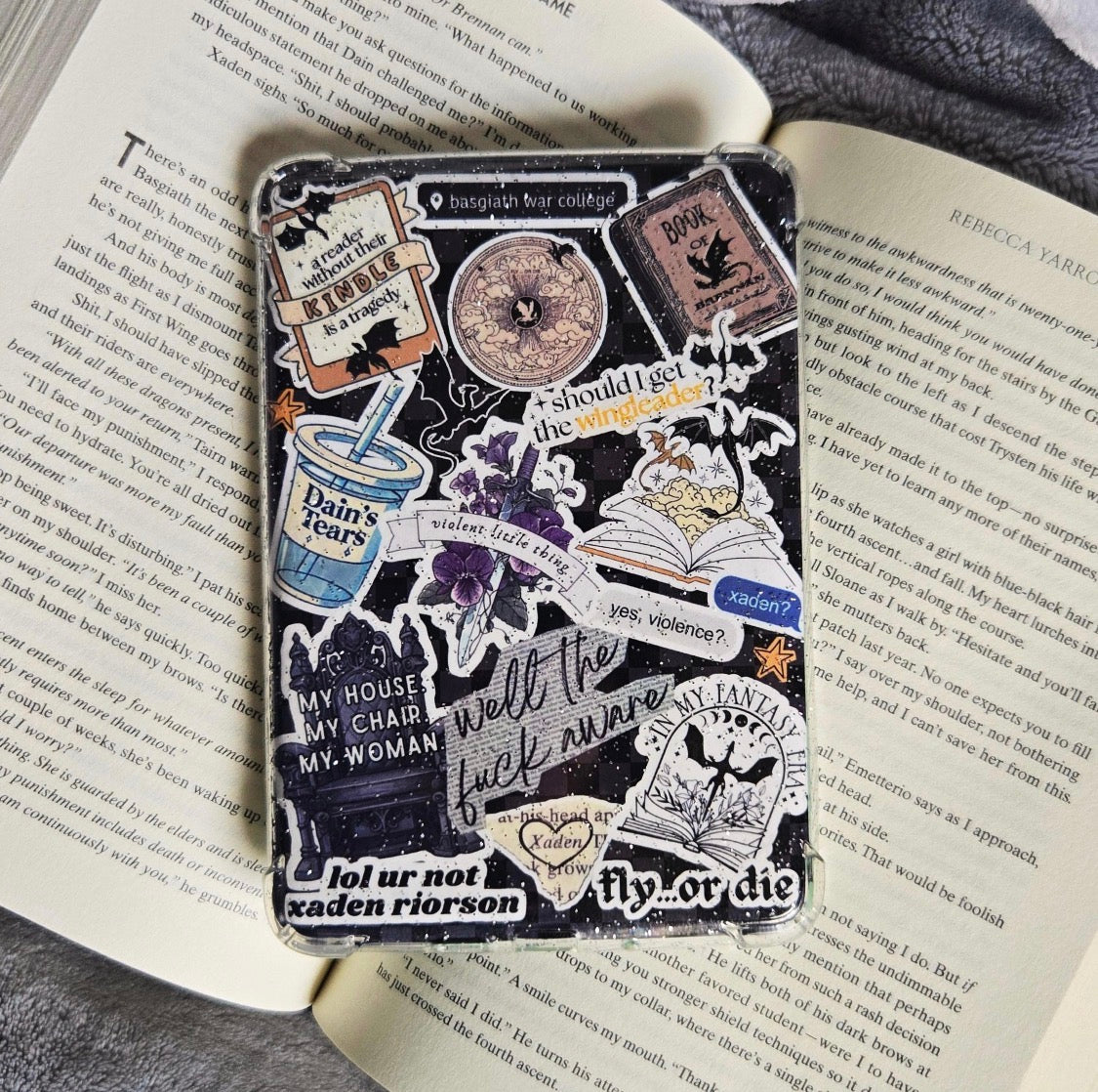 4th Wing Inspired Kindle Insert