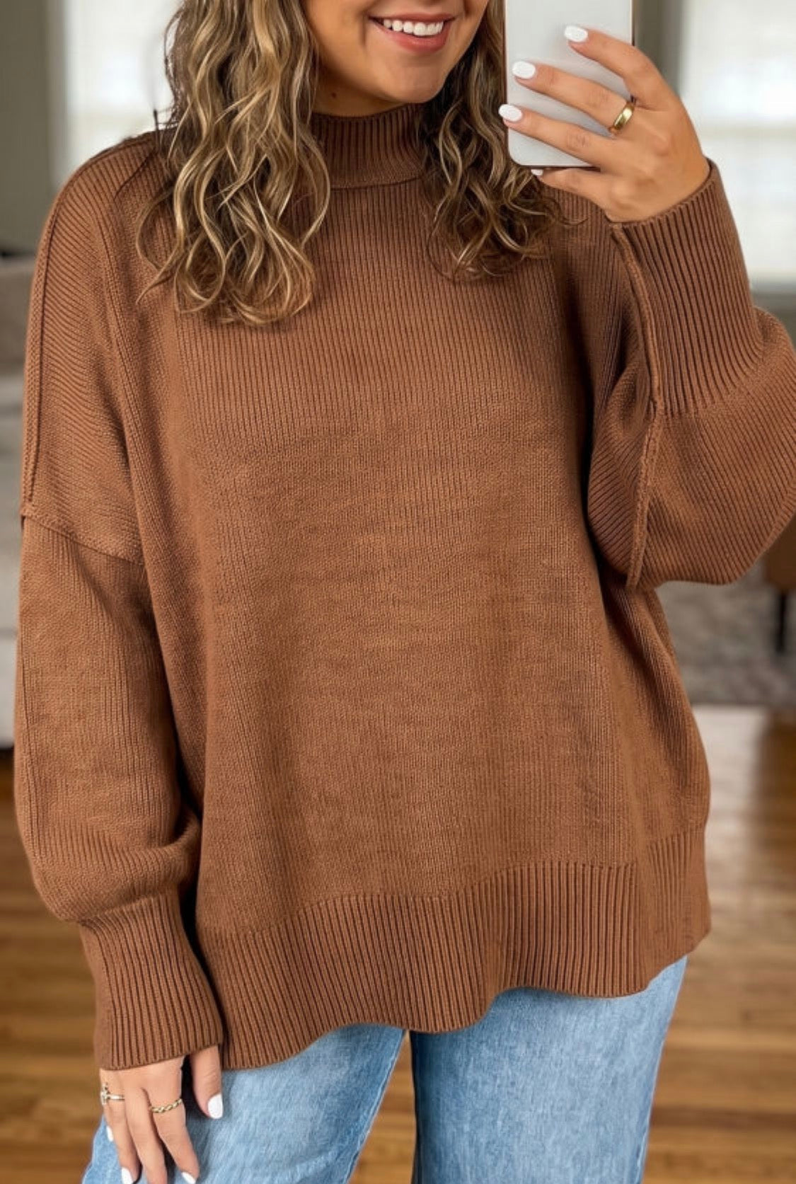 Oversized Ribbed Sweater