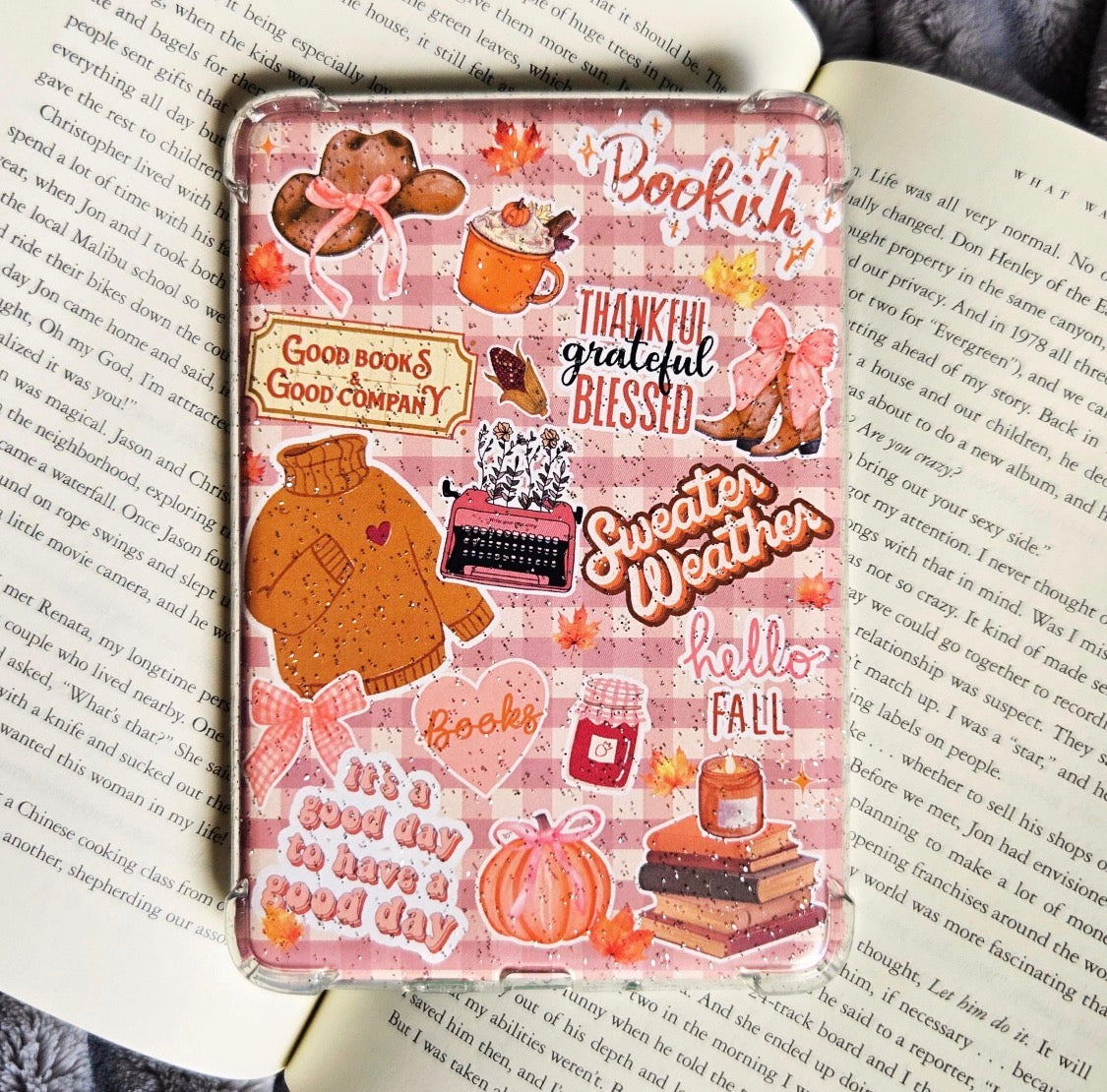Fall Themed Kindle Insert