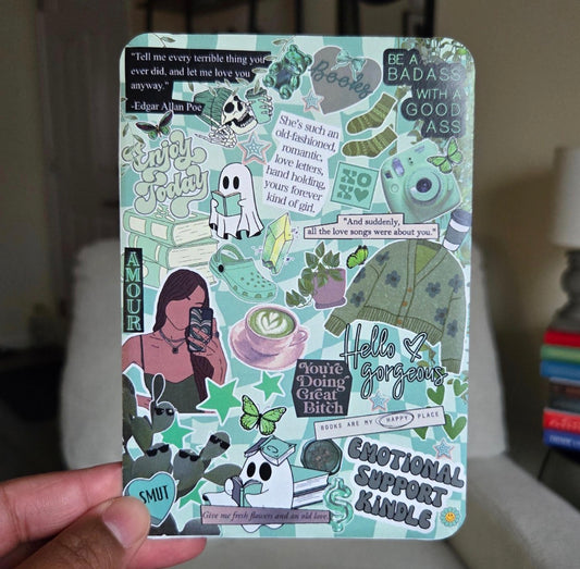 Green Aesthetic Kindle Insert