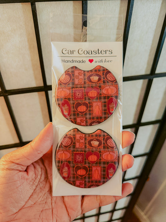 Fall Car Coasters