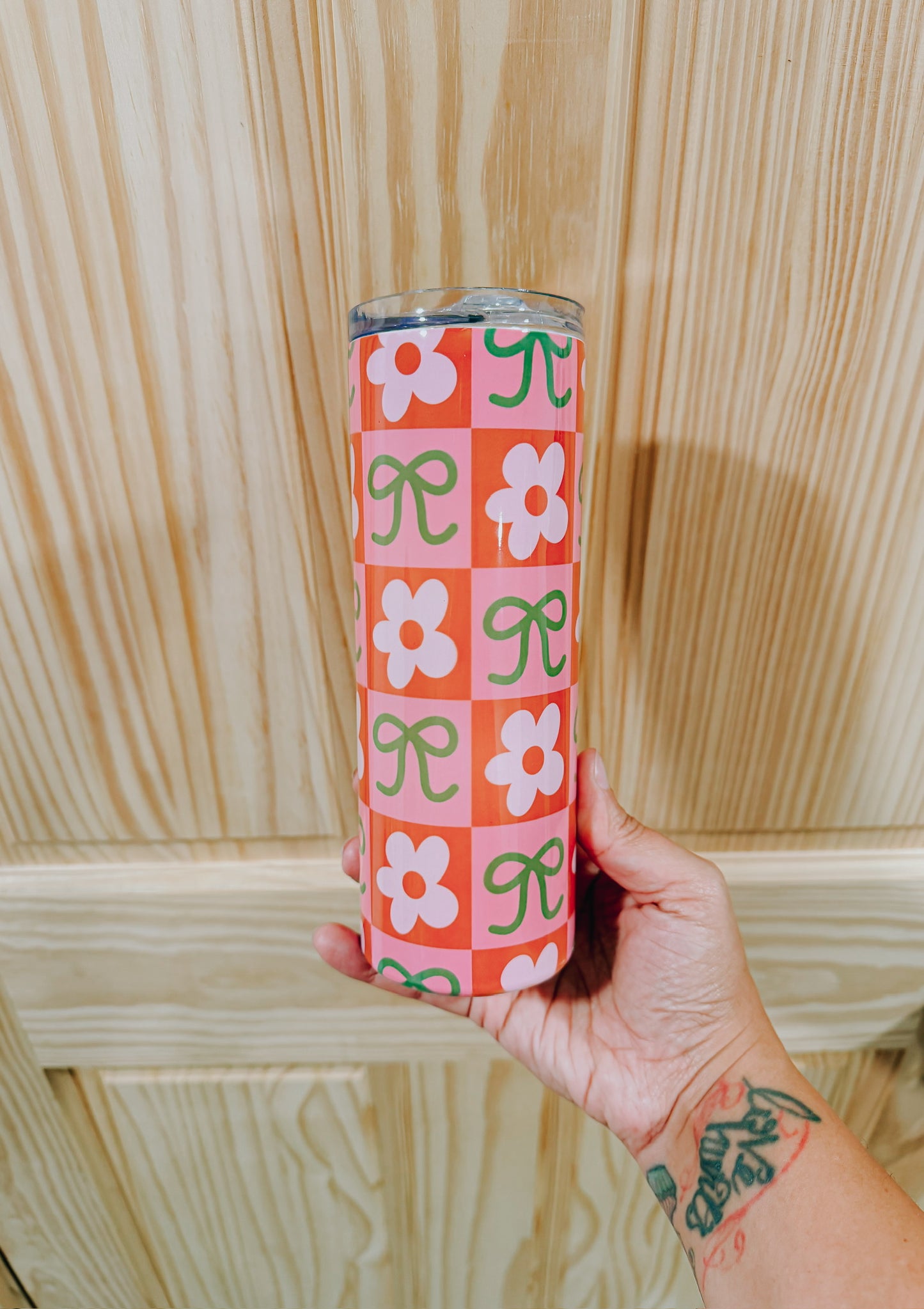 Flowers + Bows Tumbler