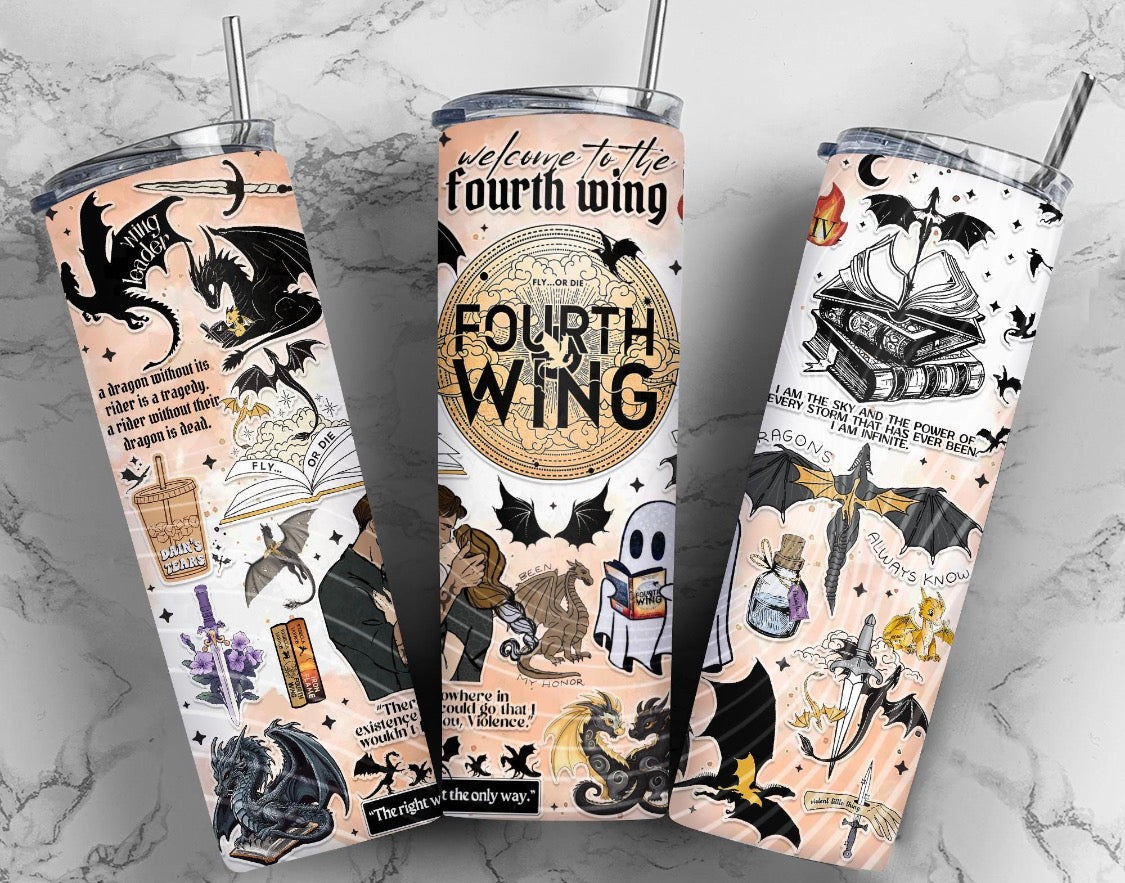 4th Wing Inspired Tumbler